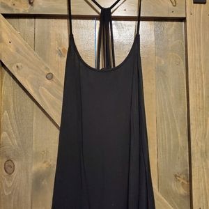 Venus Black strappy back tank